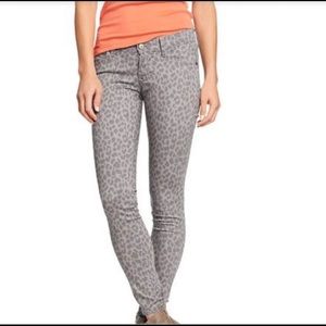 Old Navy Rockstar Animal Print Jeans